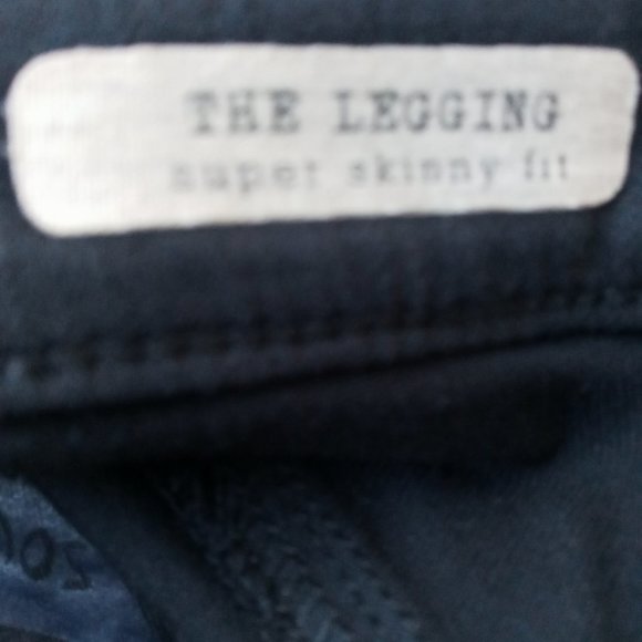 AG Adriano Goldschmied Black Leggings Super Skinny - Picture 9 of 10